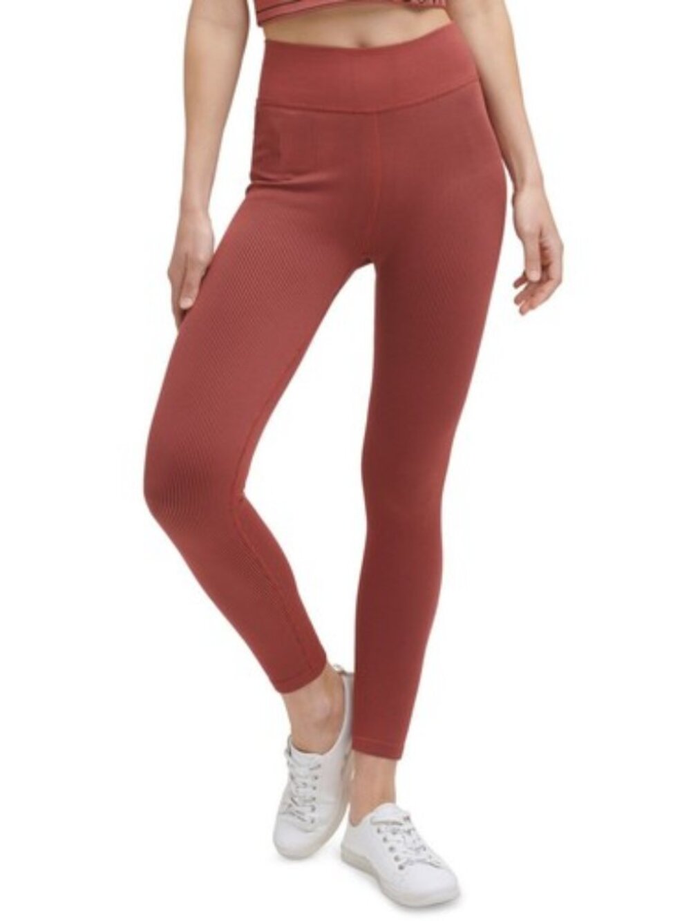 Calvin Klein Womens Performance Active Ribbed 7/8 Leggings